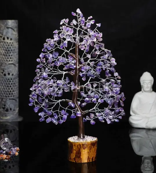 Amethyst Crystal Tree of Life - Wisdom & Serenity