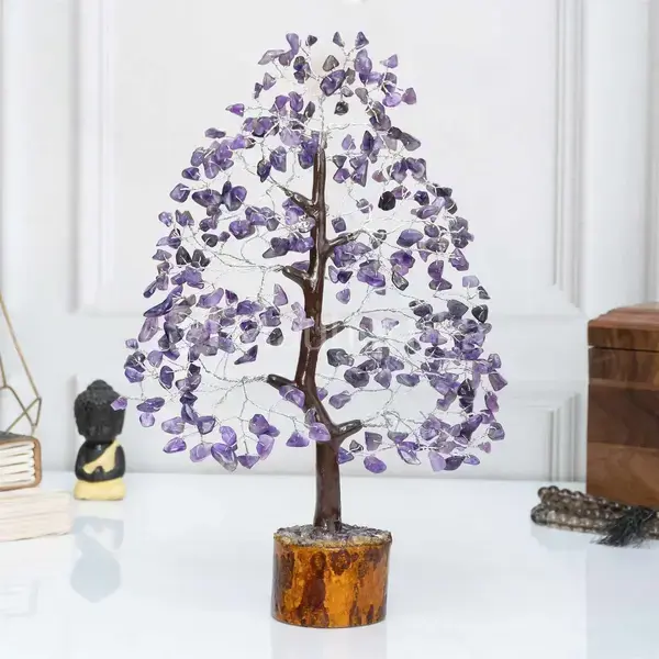 Amethyst Crystal Tree of Life - Wisdom & Serenity