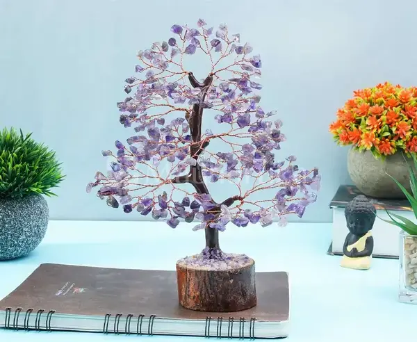 Amethyst Crystal Tree of Life - Wisdom & Serenity