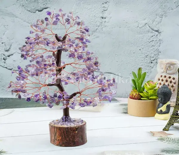 Amethyst Crystal Tree of Life - Wisdom & Serenity