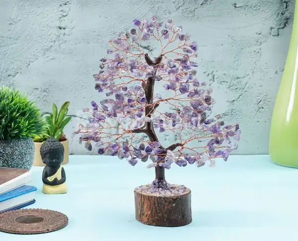 Amethyst Crystal Tree of Life - Wisdom & Serenity