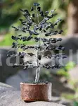 Black Agate Gemstone Tree of Life - Chakra Tree
