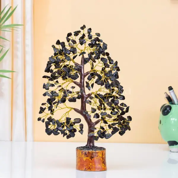 Black Tourmaline Crystal Tree - Prosperity and Protection