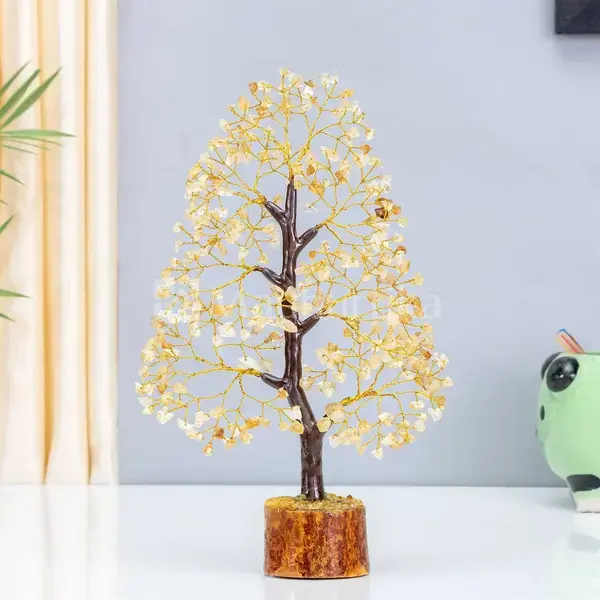 Citrine Tree of Life - Handmade - Prosperity and Abundance