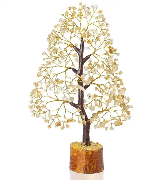Citrine Tree of Life - Handmade - Prosperity and Abundance