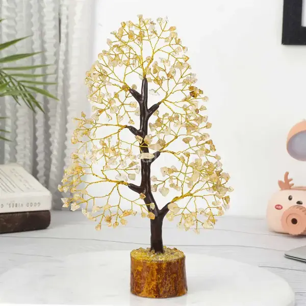 Citrine Tree of Life - Handmade - Prosperity and Abundance