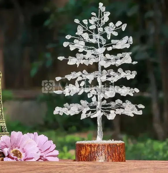 Clear Quartz Crystal Tree of Life - Healing Tree