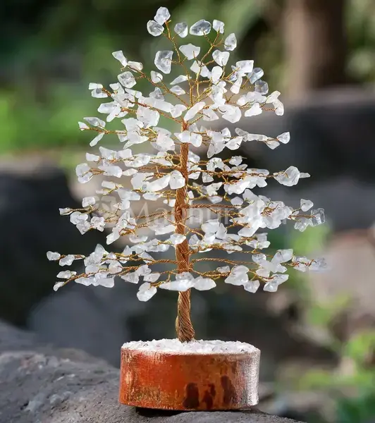 Clear Quartz Crystal Tree of Life - Healing Tree