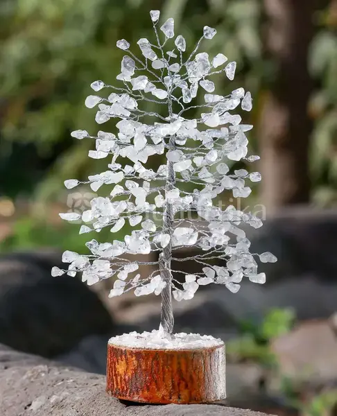 Clear Quartz Crystal Tree of Life - Healing Tree