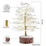 Clear Quartz Crystal Tree of Life - Healing Tree