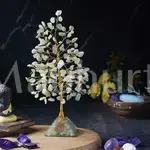 Green Aventurine Gemstone Tree (Orgone Pyramid Base) - Prosperity and Luck
