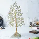 Green Aventurine Gemstone Tree (Orgone Pyramid Base) - Prosperity and Luck