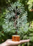Green Jade Crystal Tree of Life - Healing Gem Tree