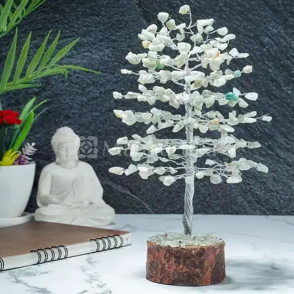 Green Jade Crystal Tree of Life - Prosperity Decor