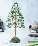 Green Jade Gemstone Tree of Life - Prosperity and Harmony