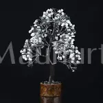 Hematite & Howlite Crystal Tree of Life - Healing Gemstone Tree