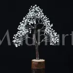 Howlite Crystal Tree of Life - Handmade Gemstone Tree - Tranquil Decor
