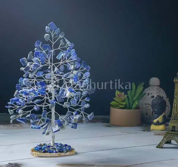 Lapis Lazuli Chakra Tree of Life - Healing Gemstone