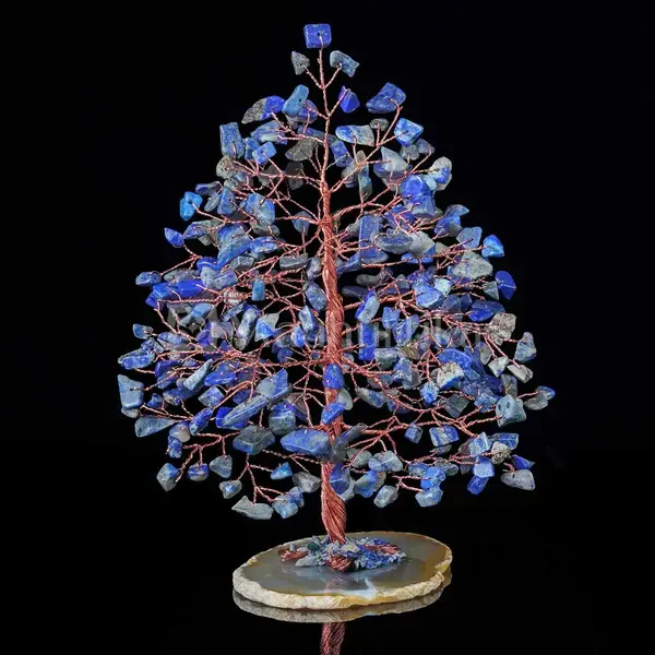Lapis Lazuli Chakra Tree of Life - Healing Gemstone