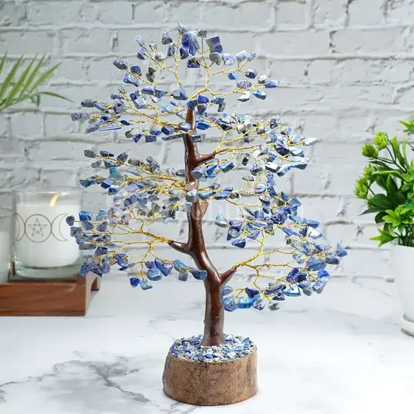 Lapis Lazuli Chakra Tree - Spiritual Decor