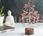 Red Jasper Crystal Tree of Life - Healing Energy Tree