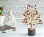 Red Jasper Crystal Tree of Life - Healing Energy Tree