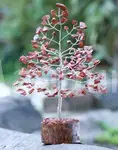 Red Jasper Crystal Tree of Life - Healing Energy Tree