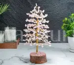 Rose Quartz Crystal Tree of Life - Healing Gemstone Tree