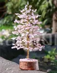 Rose Quartz Crystal Tree of Life - Healing Gemstone Tree