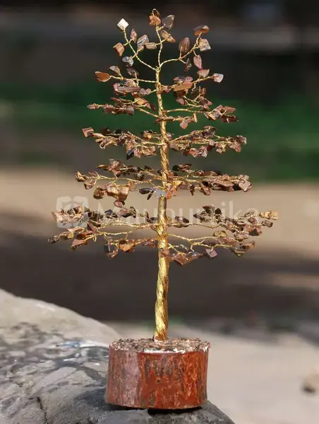 Tiger Eye Crystal Tree of Life - Prosperity Tree