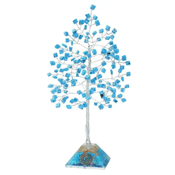 Turquoise Gemstone Tree of Life - Healing Crystal