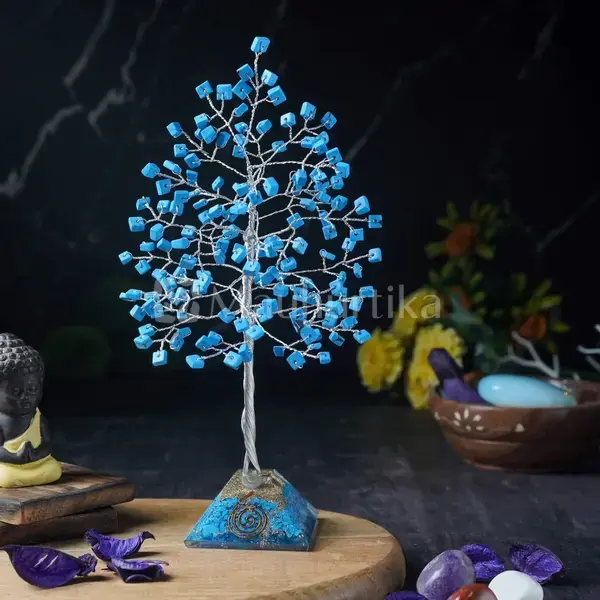 Turquoise Gemstone Tree of Life - Healing Crystal
