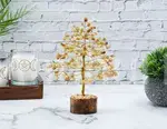 Yellow Aventurine Crystal Tree of Life - Prosperity Tree