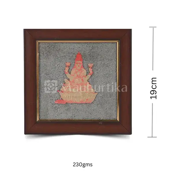 Goddess Laxmi Pyrite Dust Frame - Prosperity Yantra