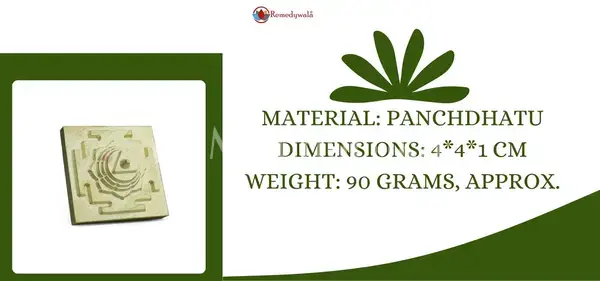 Panchdhatu Gayatri Yantra - Spiritual Healing