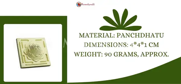 Panchdhatu Mahamrityunjay Yantra - Healing Protection