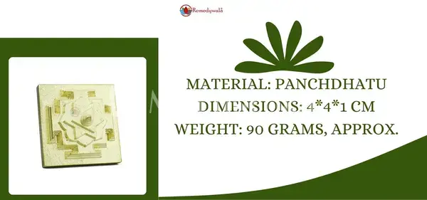 Panchdhatu Shree Mahavidhya Chitramasta Yantra - Spiritual Transformation Yantra