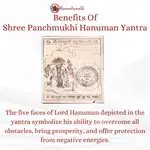 Shree Panchmukhi Hanuman Yantra - Spiritual Protection and Strength