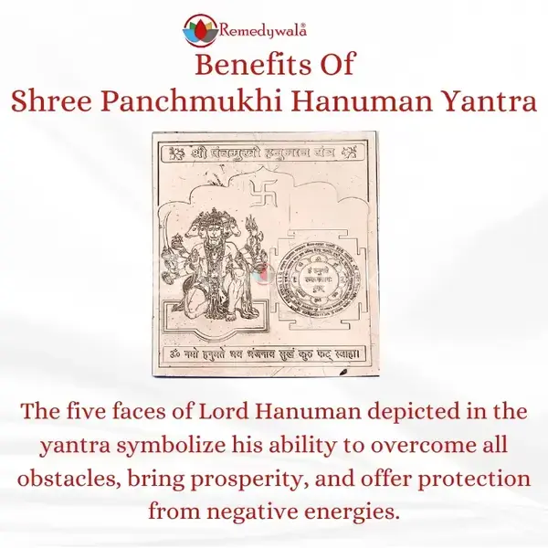 Shree Panchmukhi Hanuman Yantra - Spiritual Protection and Strength