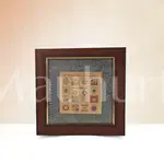 Shri Sampoorna Vyapar Vrudhi Yantra Pyrite Dust Frame - Business Growth Yantra