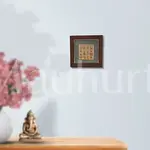 Shri Sampoorna Vyapar Vrudhi Yantra Pyrite Dust Frame - Business Growth Yantra