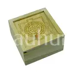 Sri Yantra Sacred Geometry Wooden Box - Spiritual Wealth Box