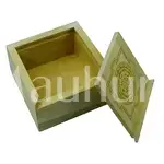 Sri Yantra Sacred Geometry Wooden Box - Spiritual Wealth Box