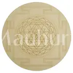 Sri Yantra Sacred Geometry Wooden Grid Plate - Spiritual Healing