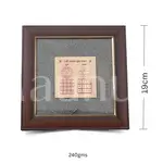 Vyapar Vrudhi Yantra Pyrite Dust Frame - Prosperity Enhancer